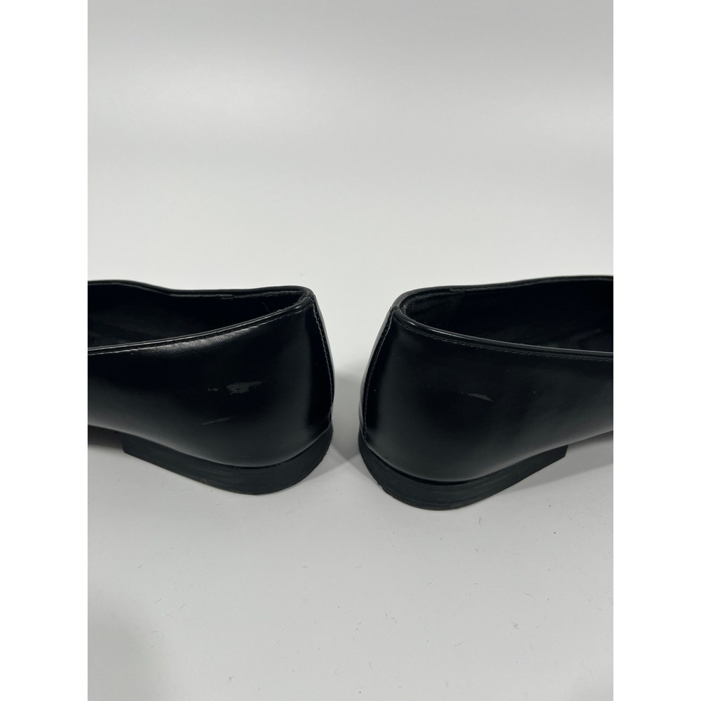 Primark Minimalist Capsule Womens Flats 8 Black Chic Office Euro Summer - Picture 4 of 7